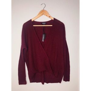 Express - twist front sweater